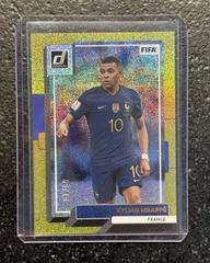 Kylian Mbappe [Gold] #51 Soccer Cards 2022 Panini Donruss Prices
