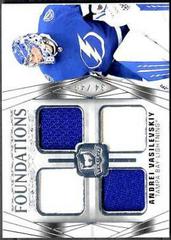 Andrei Vasilevskiy [Patch] #F-AV Hockey Cards 2020 Upper Deck The Cup Foundations Quad Jersey Prices