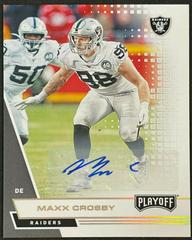 Maxx Crosby [Autographs] Football Cards 2020 Panini Playoff Prices