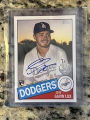Gavin Lux [Black] Baseball Cards 2020 Topps 1985 35th Anniversary Autographs Prices