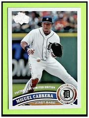 Miguel Cabrera Baseball Cards 2011 Topps Diamond Anniversary Factory Set Limited Edition Prices