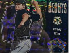 Casey Mize [Green Fluorescent] #PD13 Baseball Cards 2021 Panini Mosaic Debuts Prices