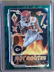 Travis Kelce [Green] #HR-27 Football Cards 2022 Panini Phoenix Hot Routes Prices