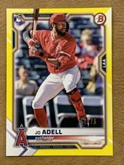 Jo Adell [Yellow] #10 Baseball Cards 2021 Bowman Prices