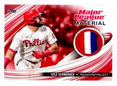 Kyle Schwarber [Red] #MLM-KS Baseball Cards 2023 Topps Update Major League Material Prices