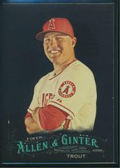Mike Trout Baseball Cards 2016 Topps Allen & Ginter X Prices