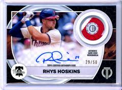 Rhys Hoskins Baseball Cards 2022 Topps Tribute Autograph Patches Prices
