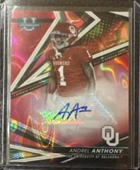 Andrel Anthony [Red Lava] #BA-AA Football Cards 2022 Bowman's Best University Autographs Prices