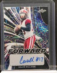 Caleb Williams [Metalized Sparkles Lightning] #FF-CW1 Football Cards 2022 Leaf Flash Forward Autographs Prices