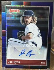 Joe Ryan [Pandora] #R88S-JR Baseball Cards 2022 Panini Donruss Optic Retro 1988 Signatures Prices