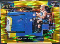 Stone Cold' Steve Austin [Gold Flash] #228 Wrestling Cards 2023 Panini Select WWE Prices