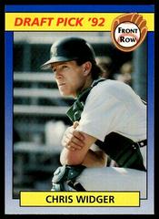 Chris Widger #99 Baseball Cards 1992 Front Row Draft Picks Prices