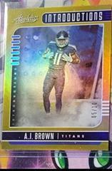 A.J. Brown [Spectrum Gold] #1 Football Cards 2019 Panini Absolute Introductions Prices