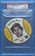 Dave Concepcion Baseball Cards 1977 Holiday Inn Discs Prices