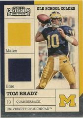 Tom Brady #20 Football Cards 2017 Panini Contenders Draft Picks Old School Colors Prices