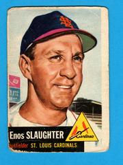 Enos Slaughter #41 Baseball Cards 1953 Topps Prices