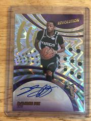 De'Aaron Fox [Fractal] Basketball Cards 2020 Panini Revolution Autographs Prices