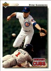 Ryne Sandberg [Gold Hologram] #145 Baseball Cards 1992 Upper Deck Prices