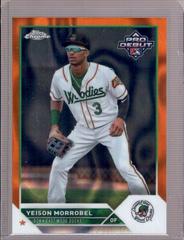 Yeison Morrobel [Orange Lava] Baseball Cards 2023 Topps Pro Debut Chrome Prices