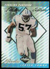 Lester Towns [Limited Edition] #212 Football Cards 2000 Leaf Limited Prices
