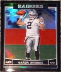 Aaron Brooks [Black Refractor] #142 Football Cards 2006 Topps Chrome Prices