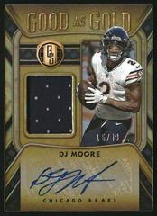 DJ Moore #4 Football Cards 2023 Panini Gold Standard Good as Jersey Autographs Prices