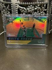 Jayson Tatum [Gold] #10 Basketball Cards 2021 Panini Contenders Optic Suite Shots Prices
