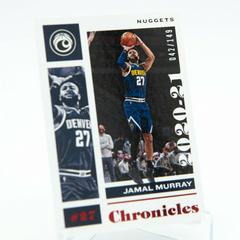 Jamal Murray [Red] #2 Basketball Cards 2020 Panini Chronicles Prices