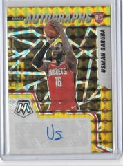 Usman Garuba [Gold] #RAM-USG Basketball Cards 2021 Panini Mosaic Rookie Autographs Prices