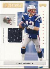 Tom Brady [Material Gold] #56 Football Cards 2007 Playoffs NFL Prices