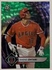 Shohei Ohtani [Green Icy Foil] Baseball Cards 2022 Bowman Platinum Prices