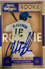 Charlie Blackmon [Autograph] Baseball Cards 2008 Playoff Contenders Prices