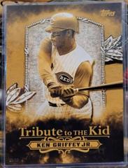 Ken Griffey Jr. [5x7 Gold] #KID-25 Baseball Cards 2016 Topps Tribute to the Kid Prices