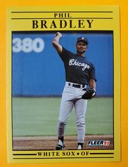 Phil Bradley #114 Baseball Cards 1991 Fleer Prices