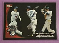 Derek Jeter, Ichiro, Joe Mauer [Wal Mart Black Border] #8 Baseball Cards 2010 Topps Prices