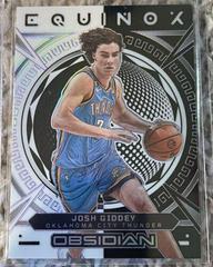 Josh Giddey [Purple] #14 Basketball Cards 2022 Panini Obsidian Equinox Prices
