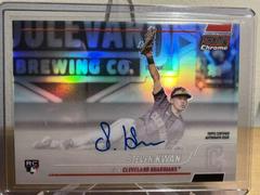 Steven Kwan [Red] #SCCUA-SK Baseball Cards 2022 Stadium Club Chrome Autographs Prices