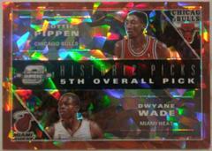 Dwyane Wade, Scottie Pippen Basketball Cards 2019 Panini Contenders Optic Historic Picks Prices