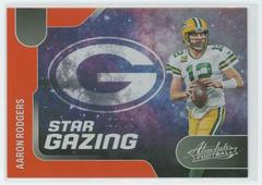 Aaron Rodgers [Spectrum Orange] #SG-7 Football Cards 2022 Panini Absolute Star Gazing Prices