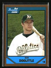 Sean Doolittle #BDPP50 Baseball Cards 2007 Bowman Draft Picks & Prospects Prices