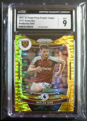 Declan Rice [Breakaway Gold Prizm] Soccer Cards 2021 Panini Prizm Premier League Prices