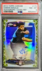 Aaron Donald [Autograph Camo Refractor] #175 Football Cards 2014 Topps Chrome Prices