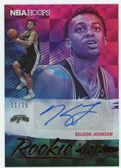 Keldon Johnson [Red] #KJN Basketball Cards 2019 Panini Hoops Rookie Ink Autographs Prices