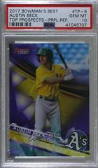 Austin Beck [Purple Refractor] #TP-6 Baseball Cards 2017 Bowman's Best Top Prospects Prices