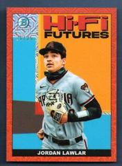 Jordan Lawlar [Orange Refractor Mega Box Mojo] #HIFI-13 Baseball Cards 2022 Bowman Hi Fi Futures Prices