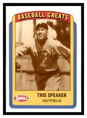 Tris Speaker #45 Baseball Cards 1990 Swell Greats Prices