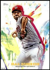 Max Scherzer [5X7] #5 Baseball Cards 2020 Topps Inception Prices