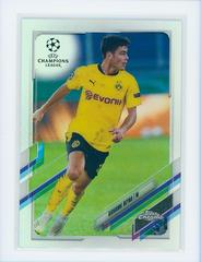 Giovanni Reyna [Refractor] Soccer Cards 2020 Topps Chrome UEFA Champions League Prices