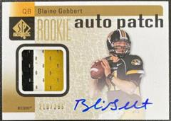 Blaine Gabbert [Autograph Patch] Football Cards 2011 SP Authentic Prices