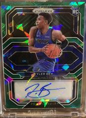 Tyler Bey [Green Ice] #RP-TBY Basketball Cards 2020 Panini Prizm Rookie Penmanship Prices